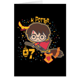 Cartoon Harry Potter Quidditch Seeker