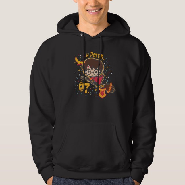 Cartoon Harry Potter Quidditch Seeker Hoodie (Front)
