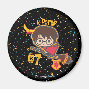 Cartoon Harry Potter Quidditch Seeker Magnet