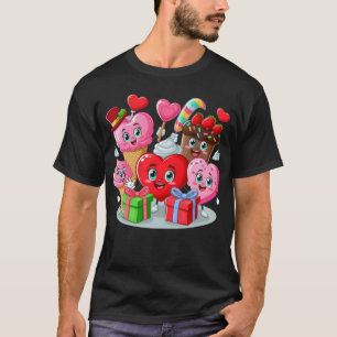 Cartoon Heart & Sweet friends valentine's day T-Shirt