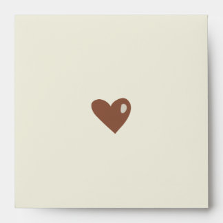 Cartoon Hearts Save the Date envelope