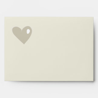 Cartoon Hearts - Save the Date envelope