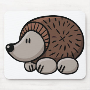 Cartoon Hedgehog Mouse Mat