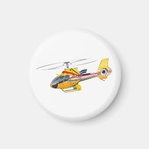 Cartoon Helicopter Magnet