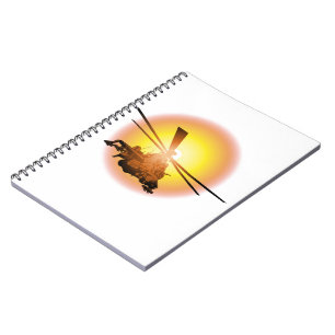 Cartoon Helicopter Notebook