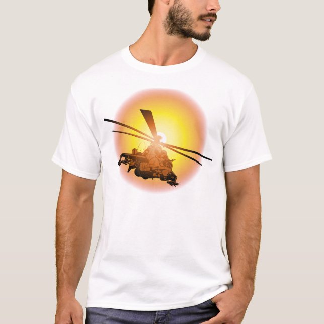 Cartoon Helicopter T-Shirt (Front)