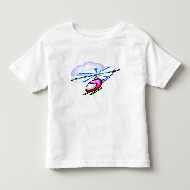 Cartoon Helicopter Tshirt (Front)