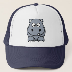 Cartoon Hippo Cap