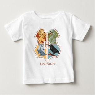 Cartoon Hogwarts Crest  Baby T-Shirt