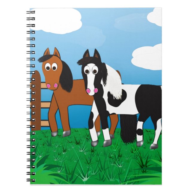 Cartoon horse notebook (Front)