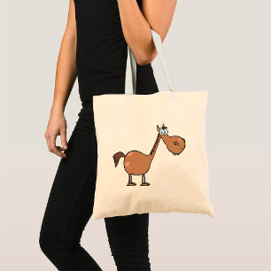 Cartoon Horse Tote Bag