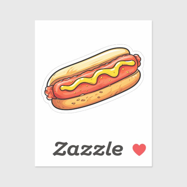 Cartoon hot dog (Sheet)