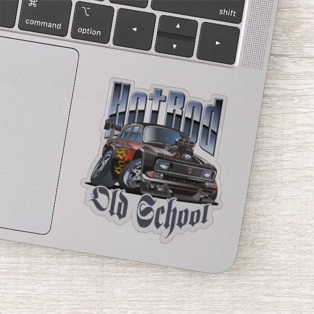 Cartoon hot rod (Detail)