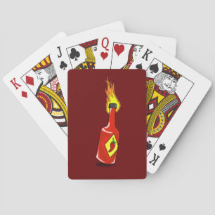 Cartoon Hot Sauce Playing Cards
