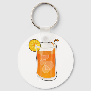 Cartoon Ice tea Keychain