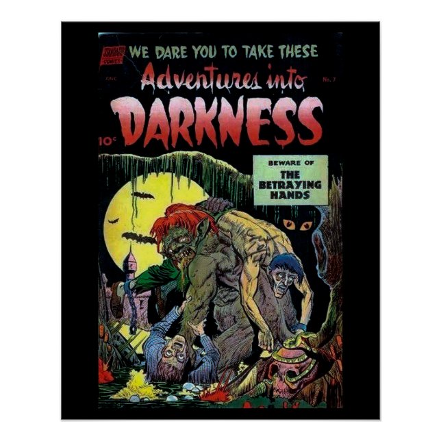 Cartoon Illustrated Comic Poster (Front)