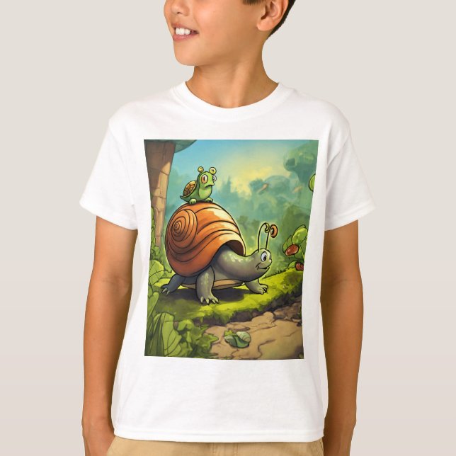 Cartoon image of terrified T-Shirt (Front)