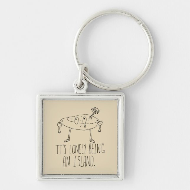 Cartoon Island Key Ring (Front)