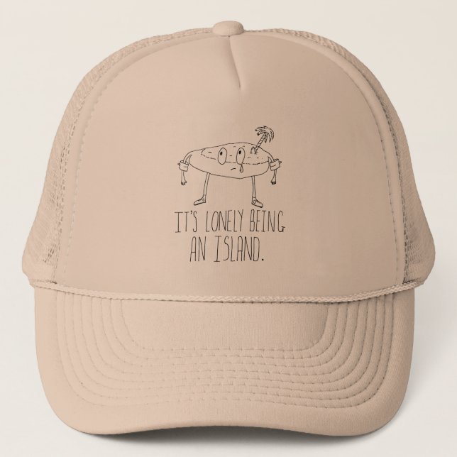 Cartoon Island Trucker Hat (Front)
