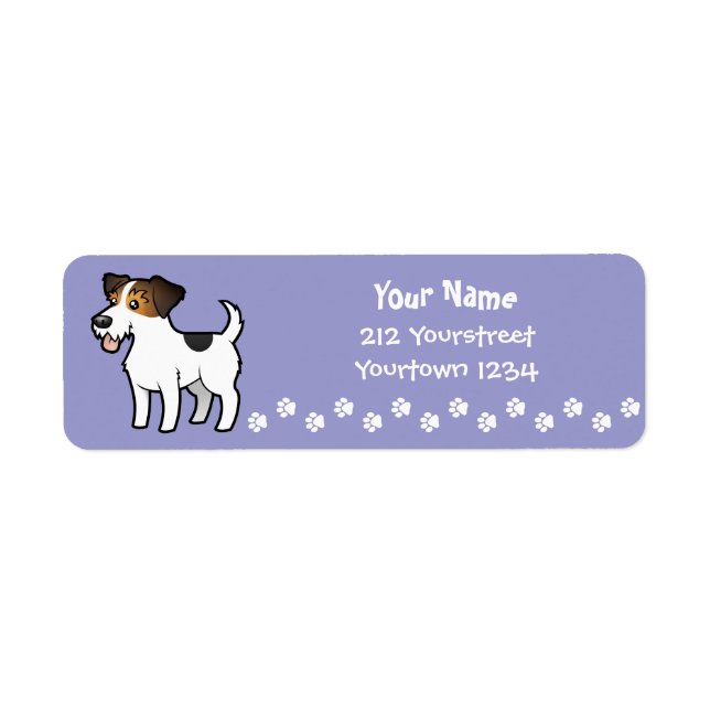 Cartoon Jack Russell Terrier (Front)