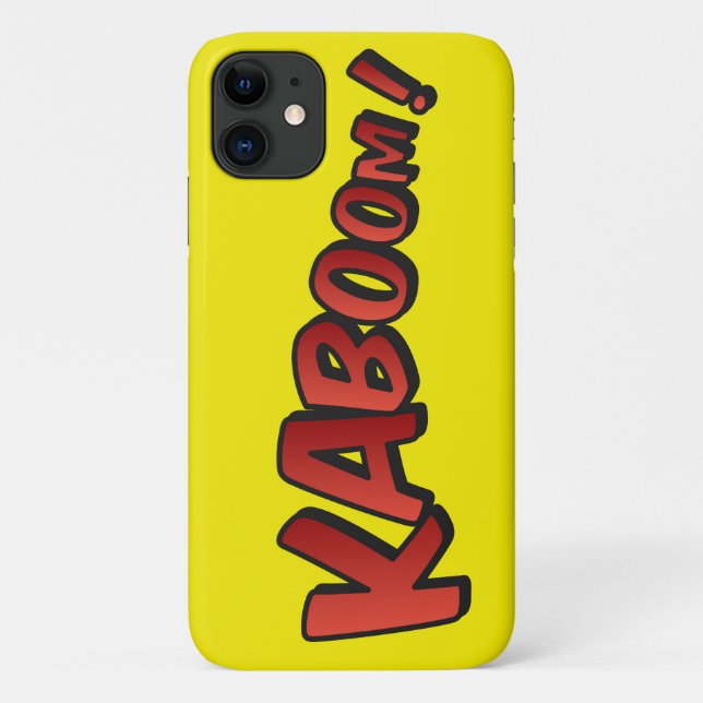 Cartoon Kaboom! Splat Case-Mate iPhone Case (Back)