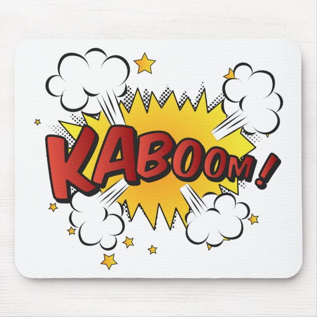 Cartoon Kaboom! Splat Mouse Mat (Front)