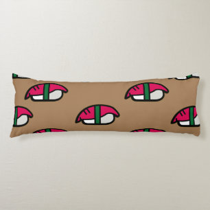 Cartoon Kawaii Sushi, Fish Rice & Seaweed Body Cushion