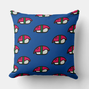 Cartoon Kawaii Sushi, Fish Rice & Seaweed Cushion