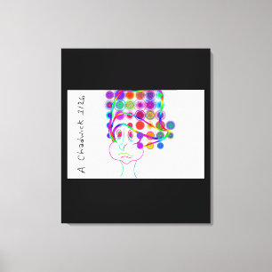 Cartoon Kid With Goofy Hat  Canvas Print