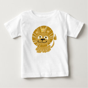 Cartoon King of the Jungle Baby T-Shirt