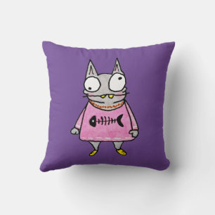 Cartoon Kitten Cushion