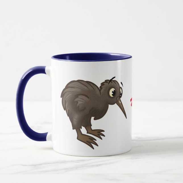Cartoon Kiwi Bird Mug (Left)