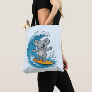 Cartoon Koala Bear Tote Bag