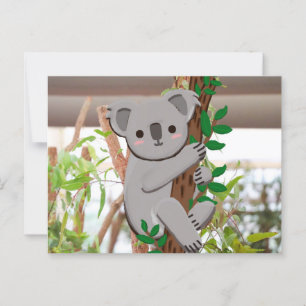 Cartoon Koala Postcard C's Dream Design