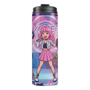 Cartoon KPop Girl Group Thermal Tumbler