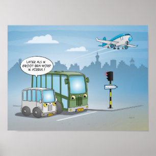 Cartoon; later when I grow up Poster