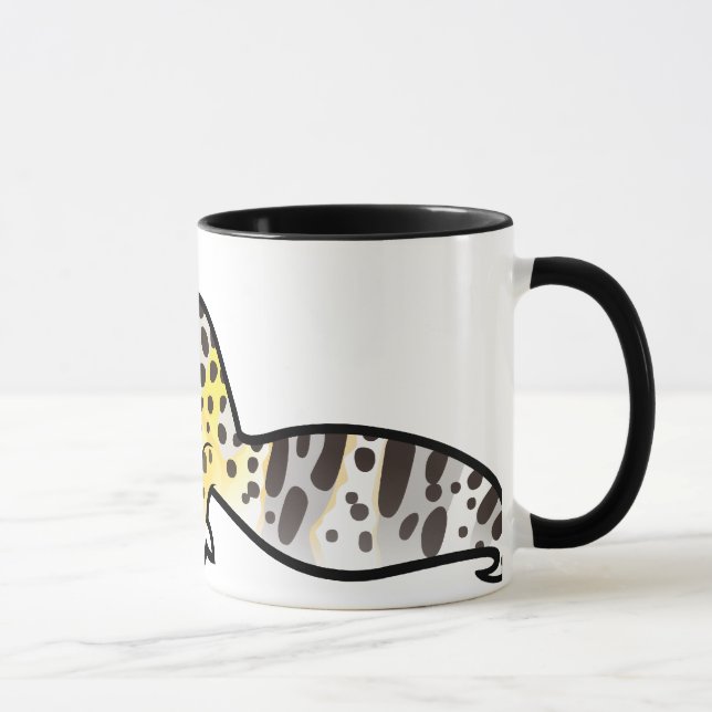 Cartoon Leopard Gecko Mug (Right)