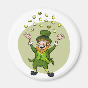 Cartoon Leprechaun Magnet