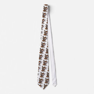 Cartoon Lil'Tiger tie (tiled)
