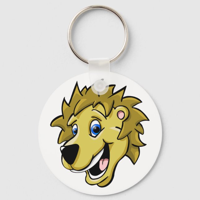 Cartoon Lion Key Ring (Front)