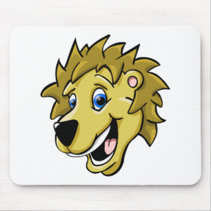 Cartoon Lion Mouse Mat