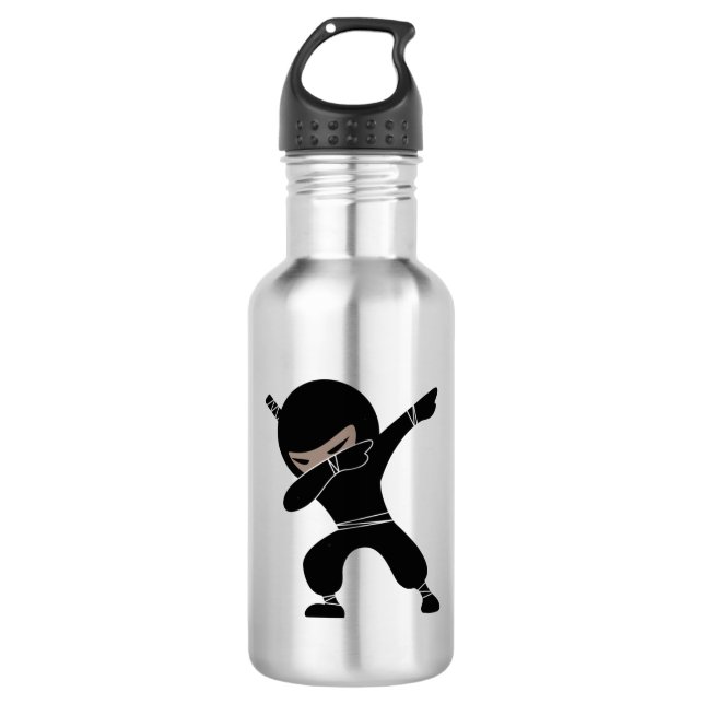 Cartoon Little Ninja Warrior 532 Ml Water Bottle (Front)
