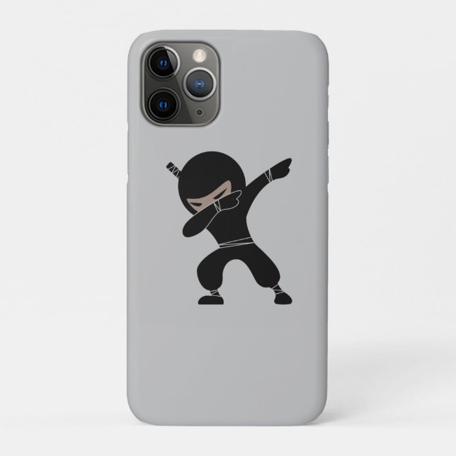 Cartoon Little Ninja Warrior Case-Mate iPhone Case (Back)