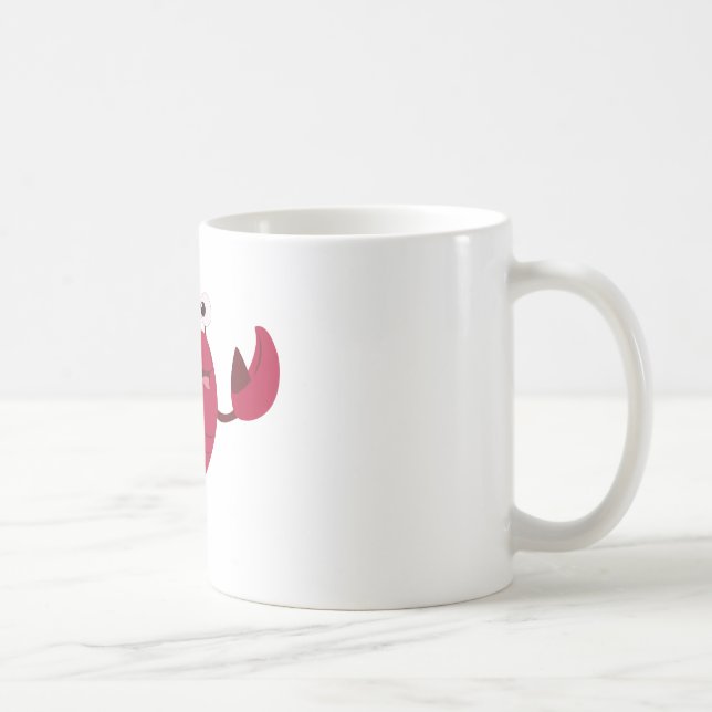 Cartoon Lobster Coffee Mug (Right)
