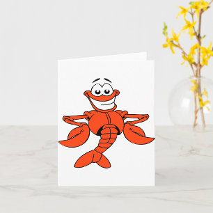 Cartoon Lobster Note Cards