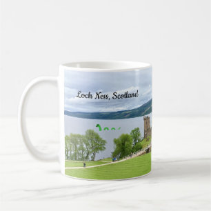 Cartoon Loch Ness Monster Funny Scotland Gift Coffee Mug