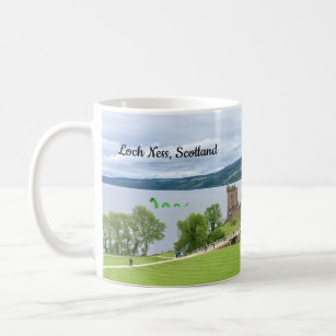 Cartoon Loch Ness Monster Funny Scotland Gift Coffee Mug