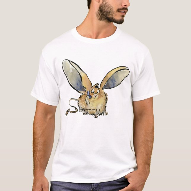 Cartoon Long Eared Jerboa T-Shirt (Front)