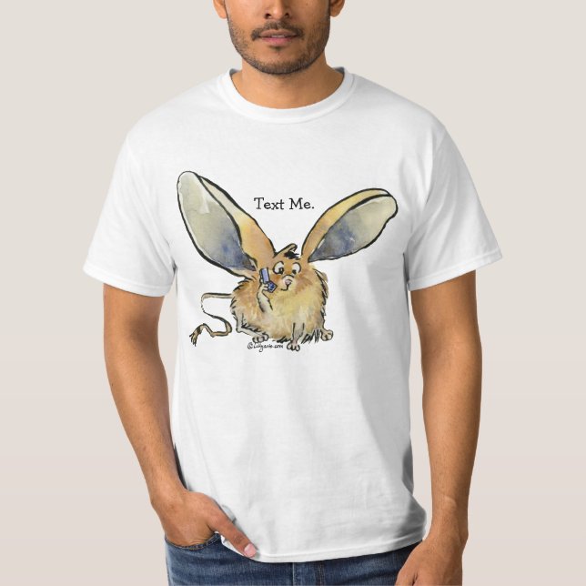 Cartoon Long Eared Jerboa T-Shirt (Front)