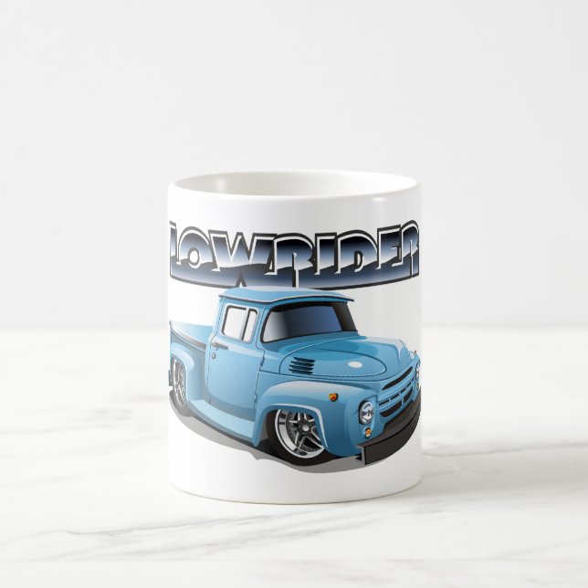 Cartoon lowrider coffee mug (Center)